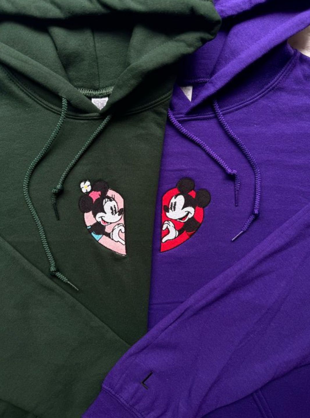Mickey Mouse Love Matching Hoodie , Sweatshirt combo
