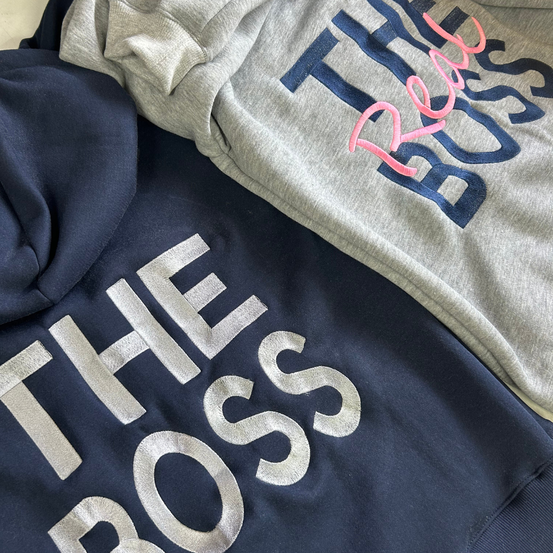 The Boss, The Real Boss Hoodie Sweatshirt Combo