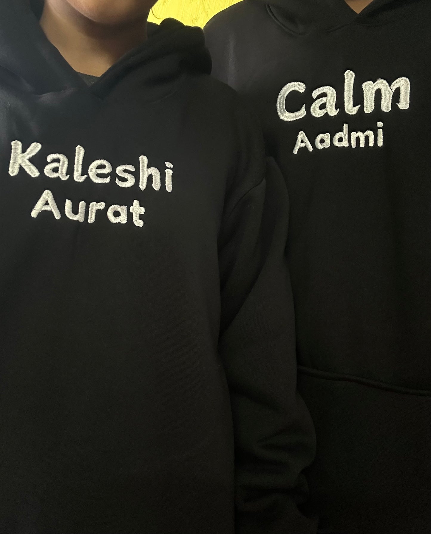 Kaleshi Aurat Calm Aadmi Hoodie / Sweatshirt Combo