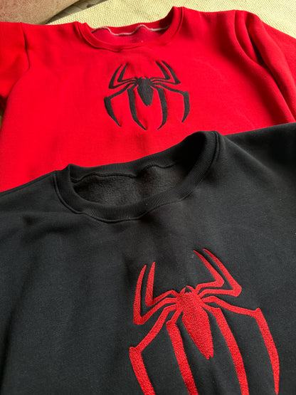 Spider Couple Crewneck , Hoodie Combo