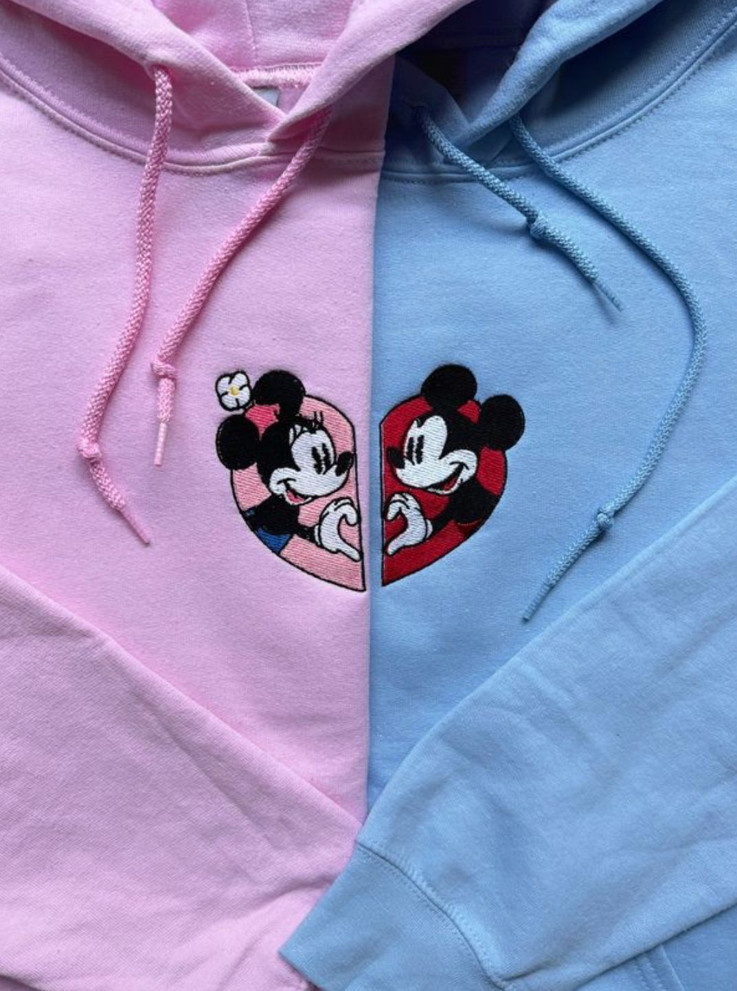 Mickey Mouse Love Matching Hoodie , Sweatshirt combo