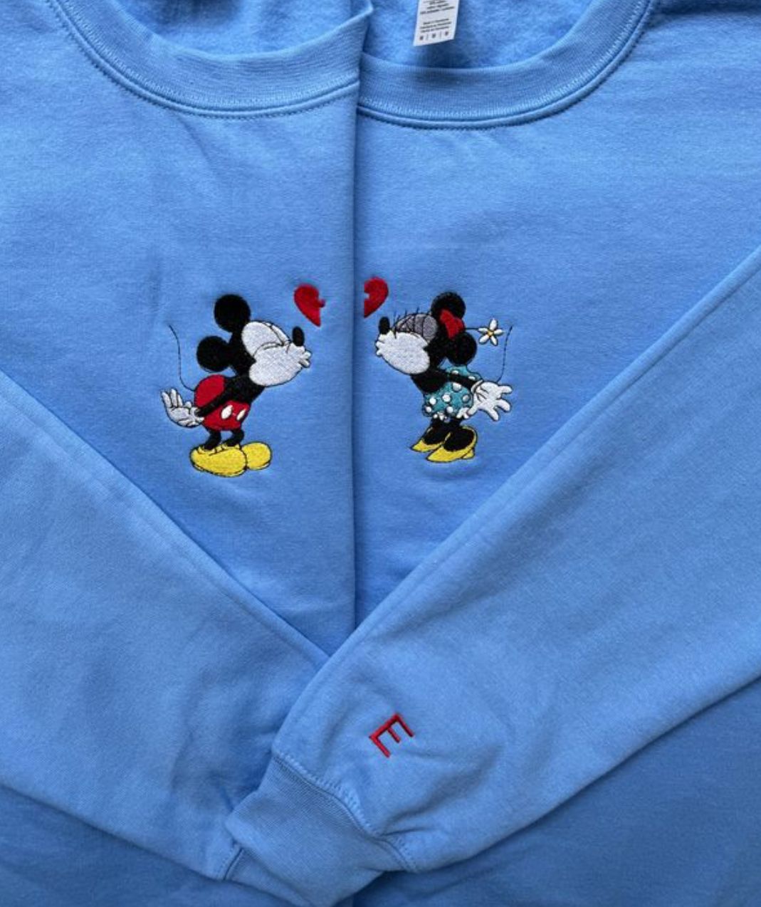 Mickey Minnie Embroidery Hoodie , Sweatshirt Combo