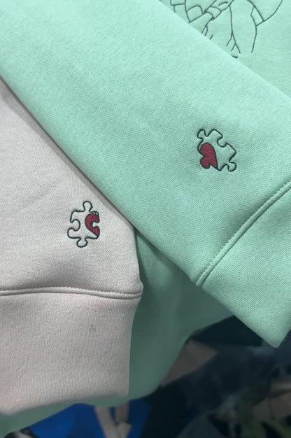 Sleeve Puzzle Design Set Embroidery