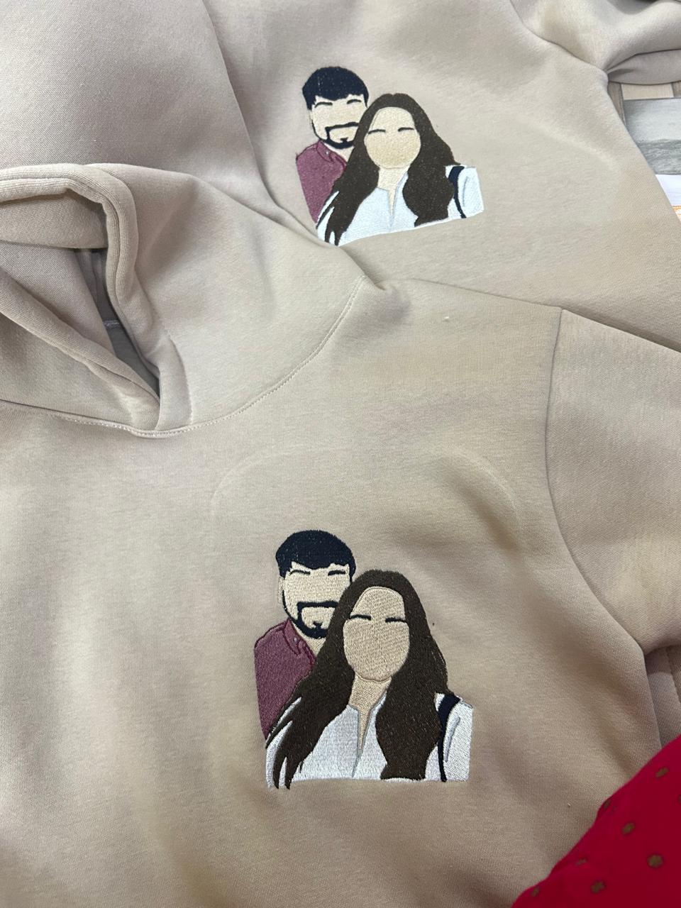 Photo Hoodie , Sweatshirt Combo Custom sleeve option