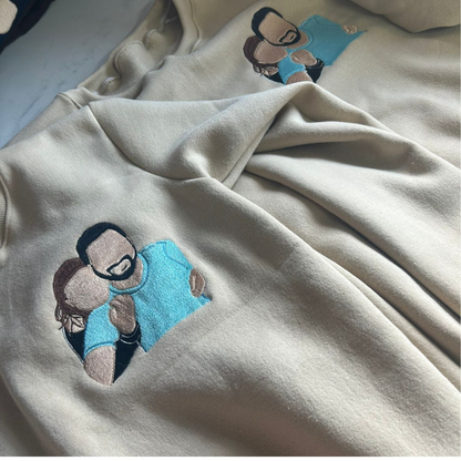 Photo Hoodie , Sweatshirt Combo Custom sleeve option