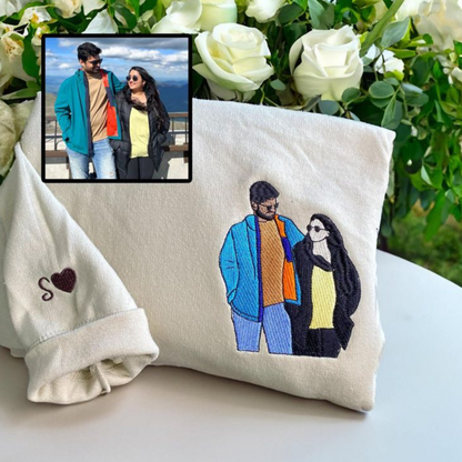 Photo Hoodie , Sweatshirt Combo Custom sleeve option