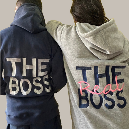 The Boss, The Real Boss Hoodie Sweatshirt Combo